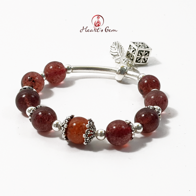 đá thạch anh dâu tây - heartsgem.com